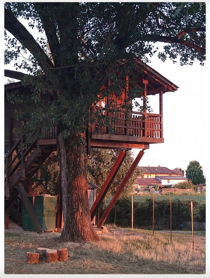 La Casa Sull'Albero Oasi Certosa Di Pavia Vila Borgarello Exterior foto